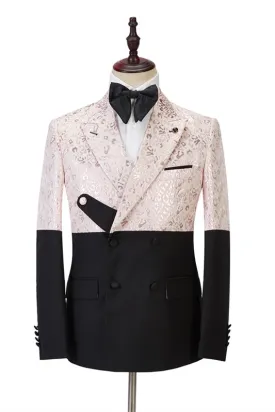 Amazing Peaked Lapel Slim Fit Bespoke Men's Prom Suits Online