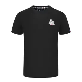 Aquascutum "1851 AQ" Logo Black T-Shirt