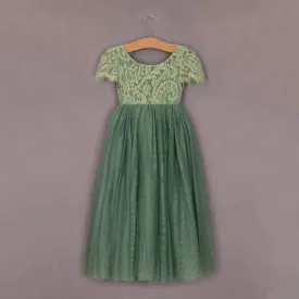 Baby Bohemian Flutter Dress - Fern Lace