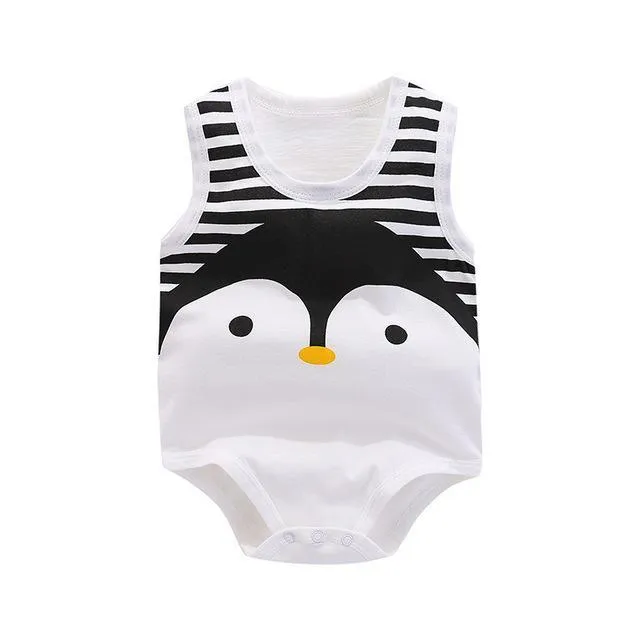 Baby Boys Girls Romper Cartoon Cat
