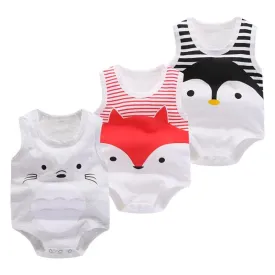 Baby Boys Girls Romper Cartoon Cat