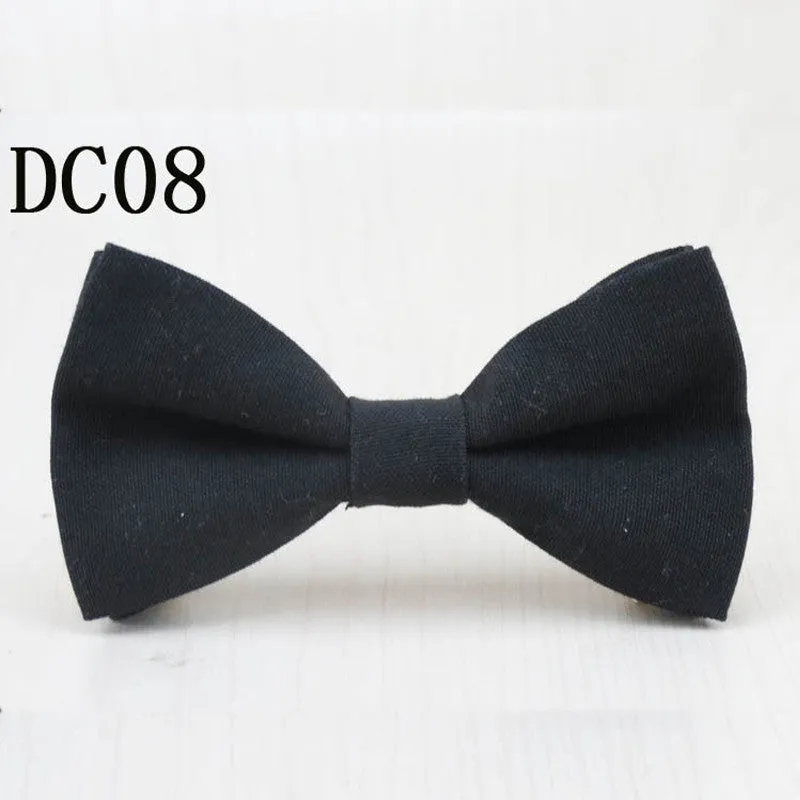 Brand New Children Bow Tie Cute Baby Bowtie Candy Colors Tuxedo Neck tie bow flower Girl Accessory Cotton Kids Bow Ties