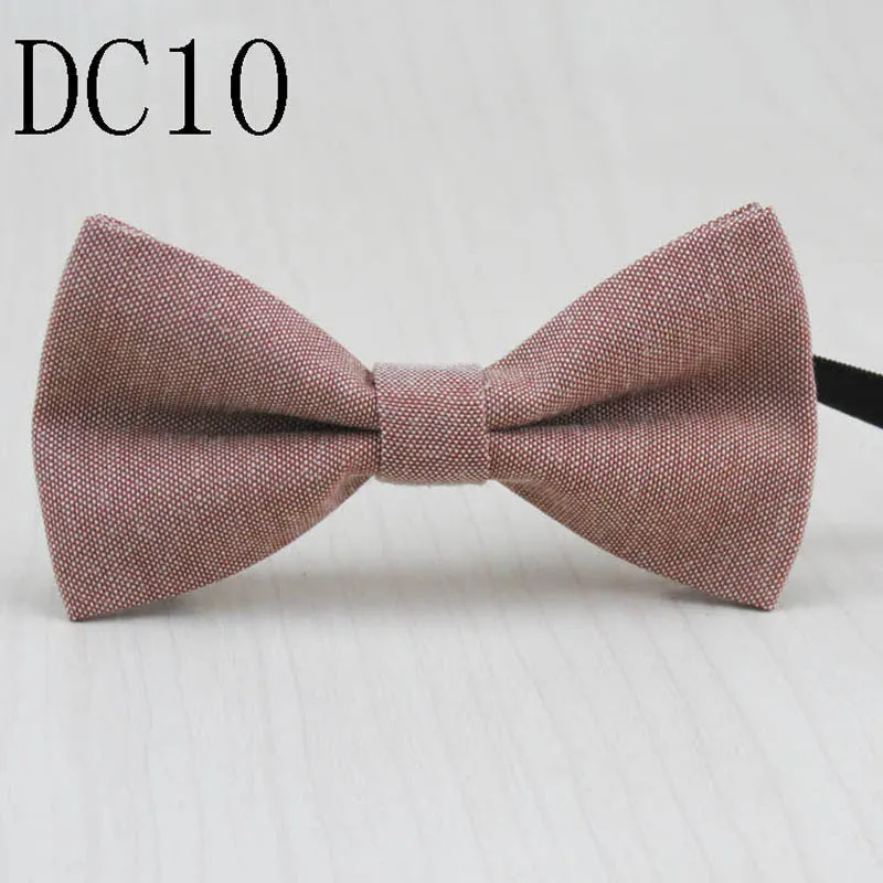 Brand New Children Bow Tie Cute Baby Bowtie Candy Colors Tuxedo Neck tie bow flower Girl Accessory Cotton Kids Bow Ties