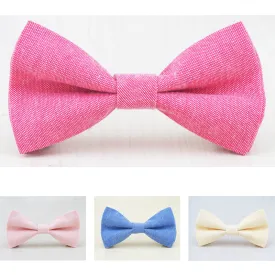 Brand New Children Bow Tie Cute Baby Bowtie Candy Colors Tuxedo Neck tie bow flower Girl Accessory Cotton Kids Bow Ties
