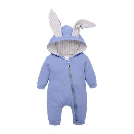 Bunny Baby Rompers Cotton Hoodie
