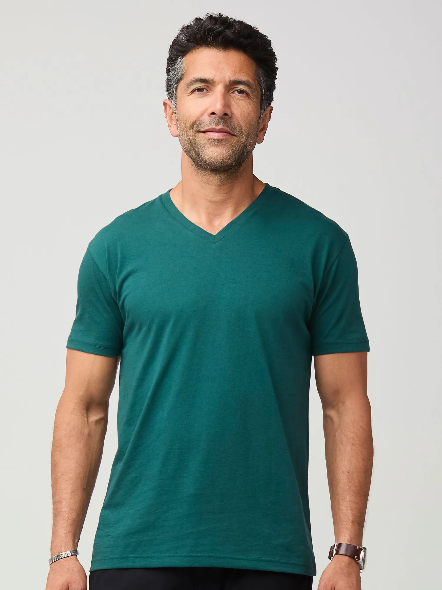 Dark Emerald V-Neck