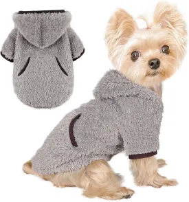 Dog Hoodie Dog Sweater Dog Winter Clothes for Small Dogs Boy Girl Pet Hoodies for Dogs Cold Weather Dog Coats Fall Dog Sweatshirt for Chihuahua Yorkie Cat Sweater Dog Costumes