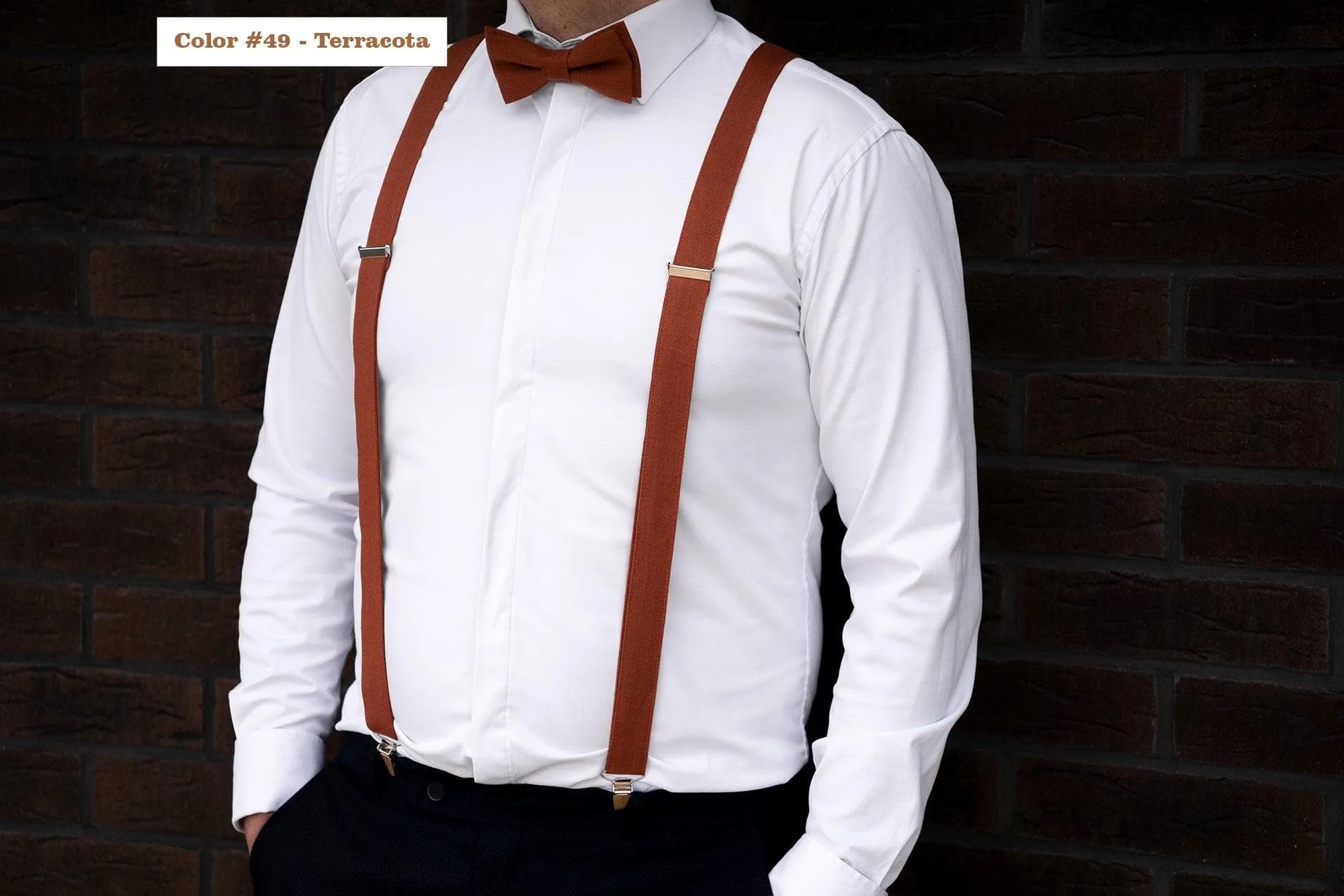 Dusty pink bow tie for men | Bow tie for boys ring bearer