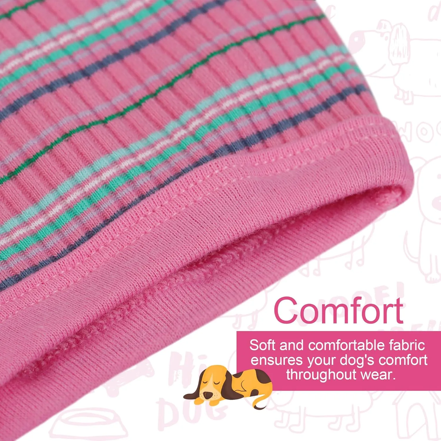 Elevate Your Pet's Comfort and Fashion: Premium 100% Cotton Rib Dog Shirt Vest for Small Breeds Like Chihuahuas, Yorkies, and Puppies .Year-Round Style with Tank-Style Puppy Attire Pink X-Small