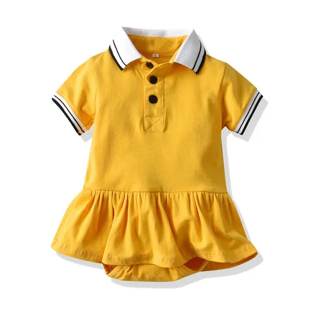 Fashion Brother and Sister Matching Twin Summer Outfits Short Sleeve Casual Baby Boys Romper Cute Infant Girl Dresses