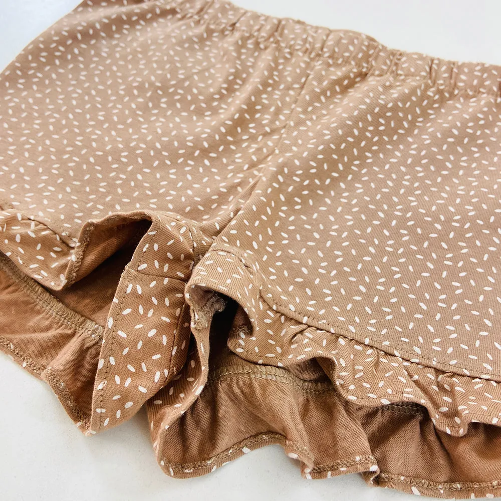 Girls Printed Cotton Jersey Shorts