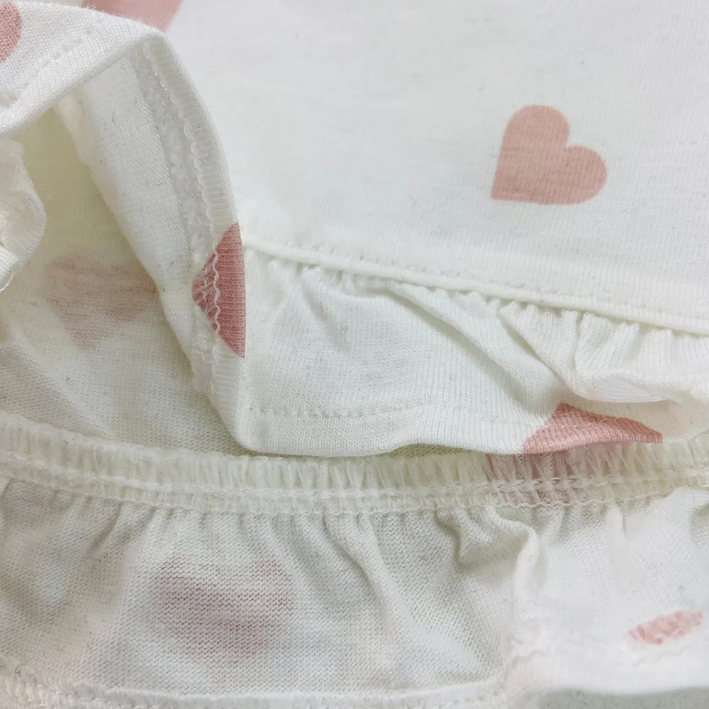 Girls Printed Cotton Jersey Shorts