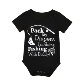 Infant Letter Design Romper Bodysuit
