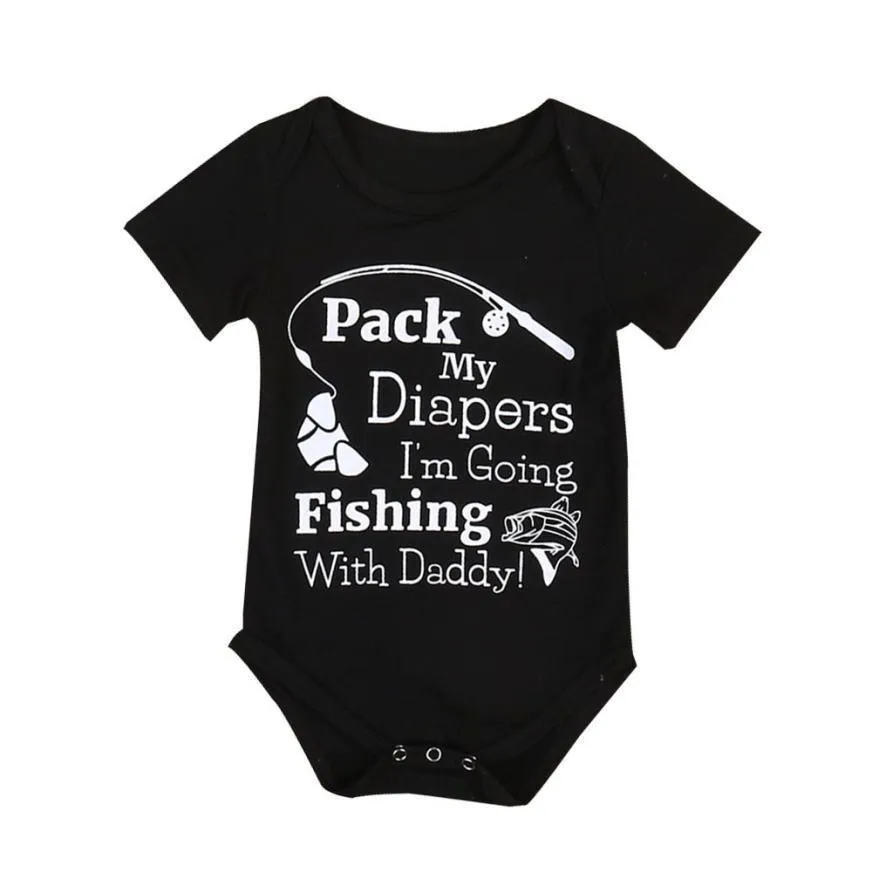 Infant Letter Design Romper Bodysuit