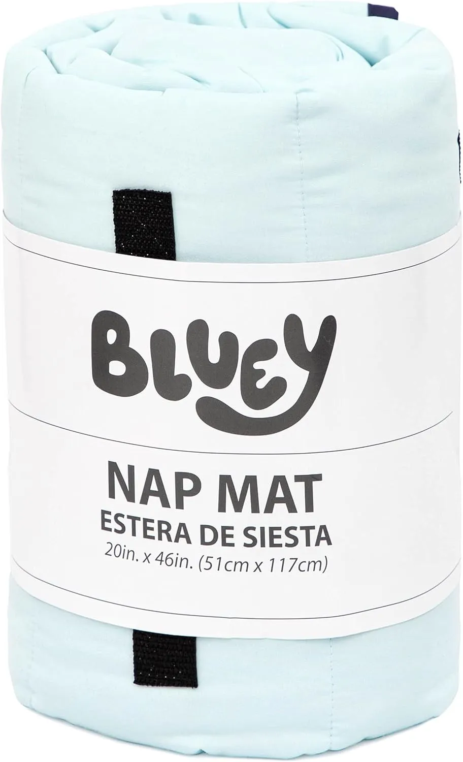 Jay Franco Bluey Sisters Nap Mat  Built-in Pillow and Blanket - Super Soft Microfiber Kids'/Toddler/Children's Bedding, Ages 3-7 (Official Bluey Product)