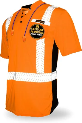 KwikSafety - Charlotte, NC - Premium Short Sleeve Safety Shirts [Crew Neck, Button & Zip Collar] Class 2 ANSI Tested OSHA