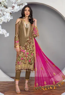 Latest Pakistani Chiffon Dress 2020 #M0111