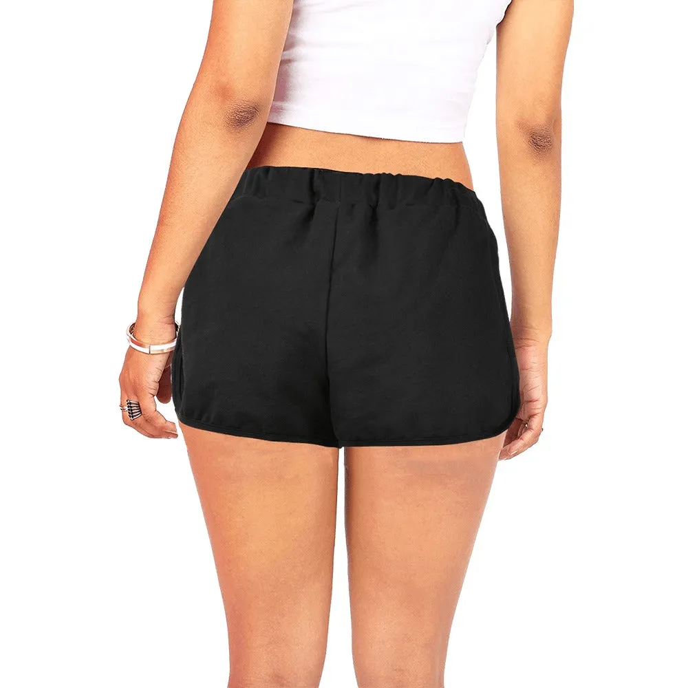 Leaves 1 B & W Drawstring Shorts up to 2 XL