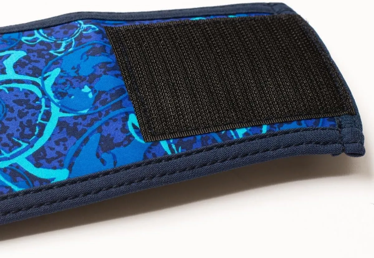 Male Dog Belly Band, Washable and Reusable, Global Tuga Blue, X-Small