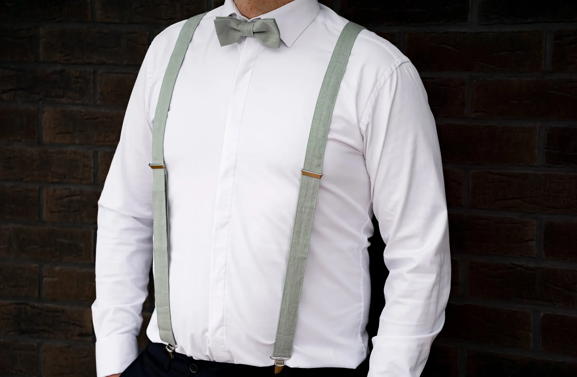 Men's Plum Linen Bow Tie | Wedding & Groomsmen Accessory