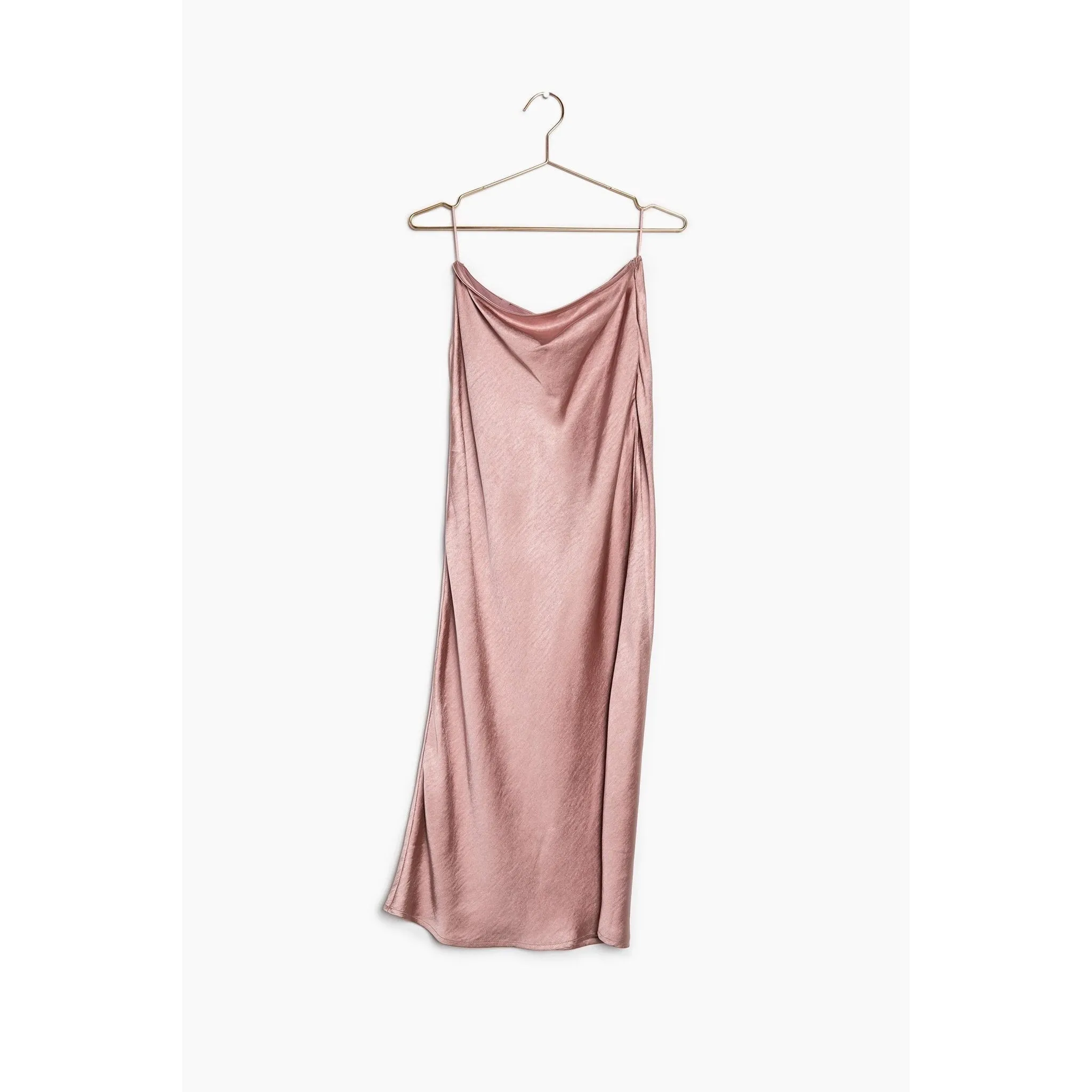 Midi Slip Skirt - Blush/Neutral
