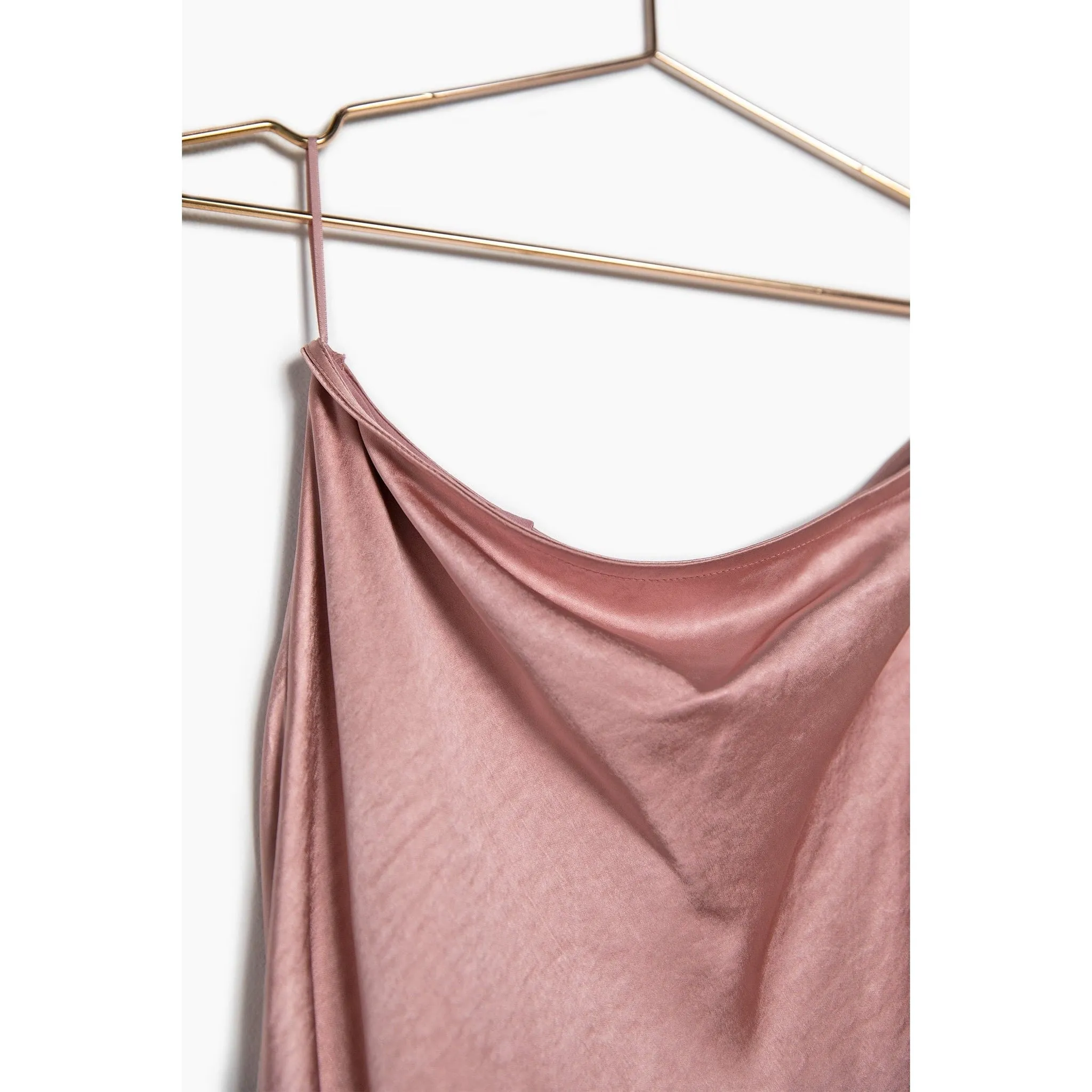 Midi Slip Skirt - Blush/Neutral