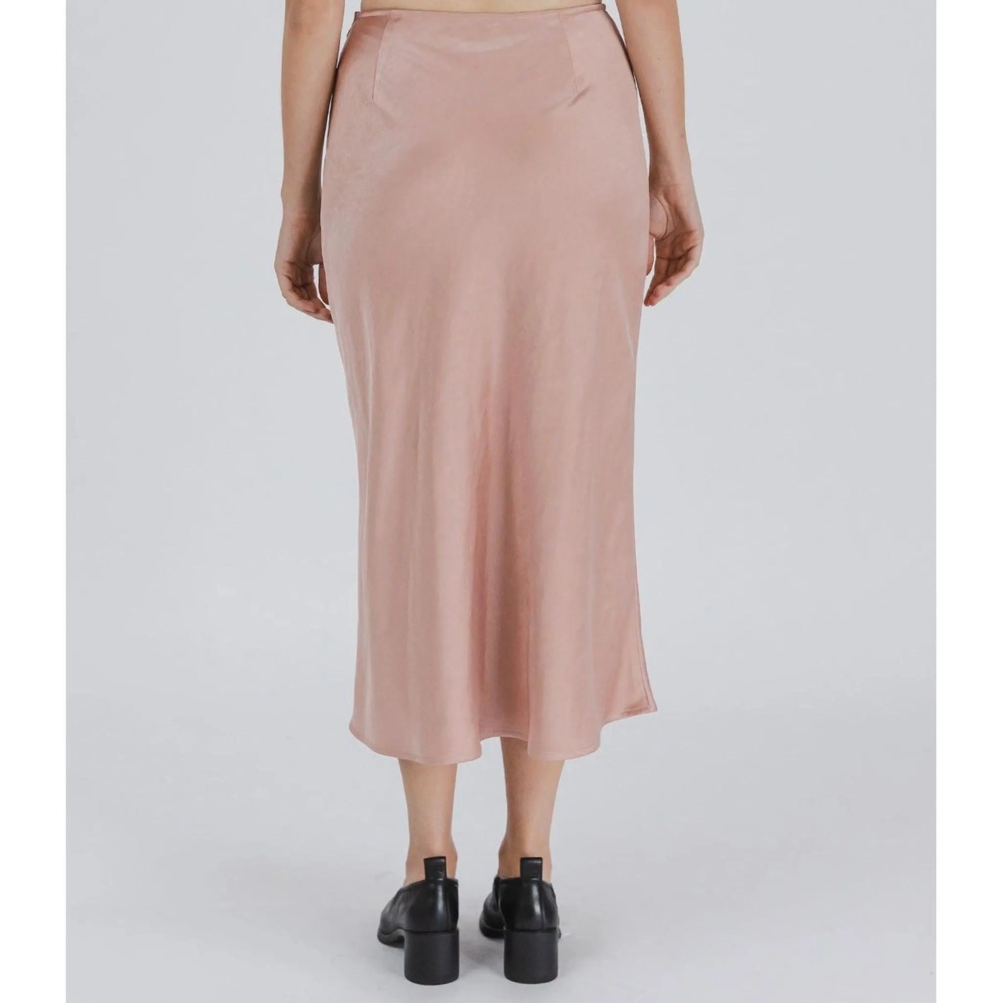 Midi Slip Skirt - Blush/Neutral