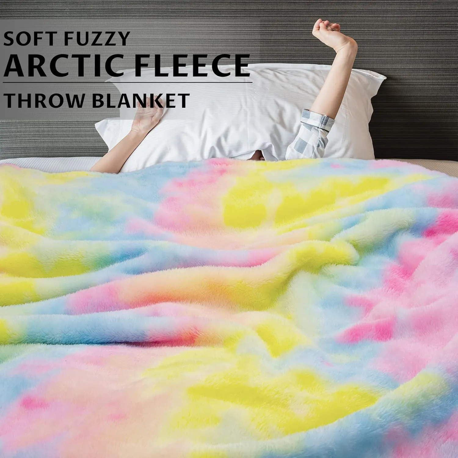 MUGD Soft Blankets Fleece Soft Fuzzy Throw Blanket Kids Warm Throw Blanket for Bed