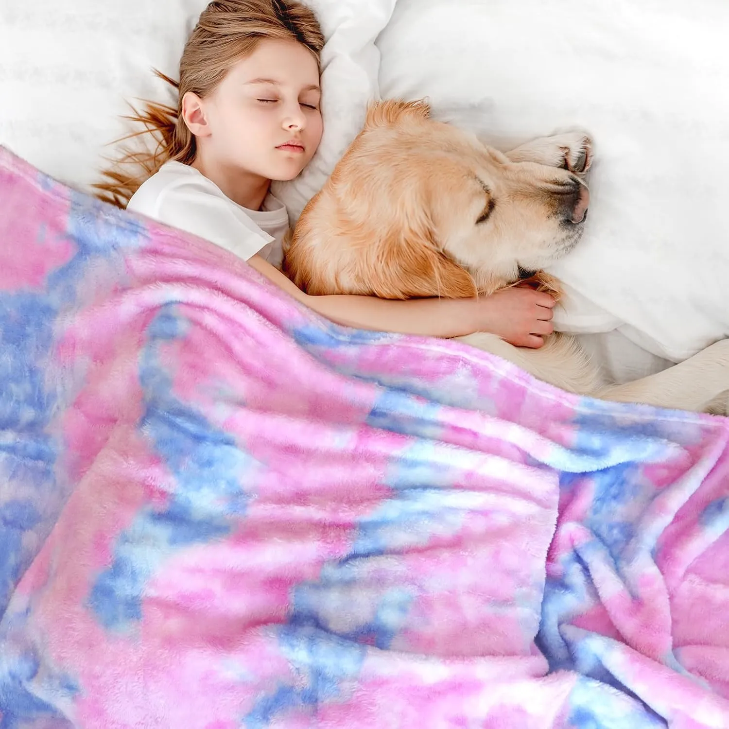 MUGD Soft Blankets Fuzzy Soft Fuzzy Throw Blanket Kids Warm Throw Blanket for Bed