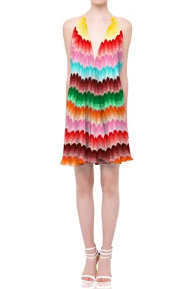 Multi Colored Evening Dress