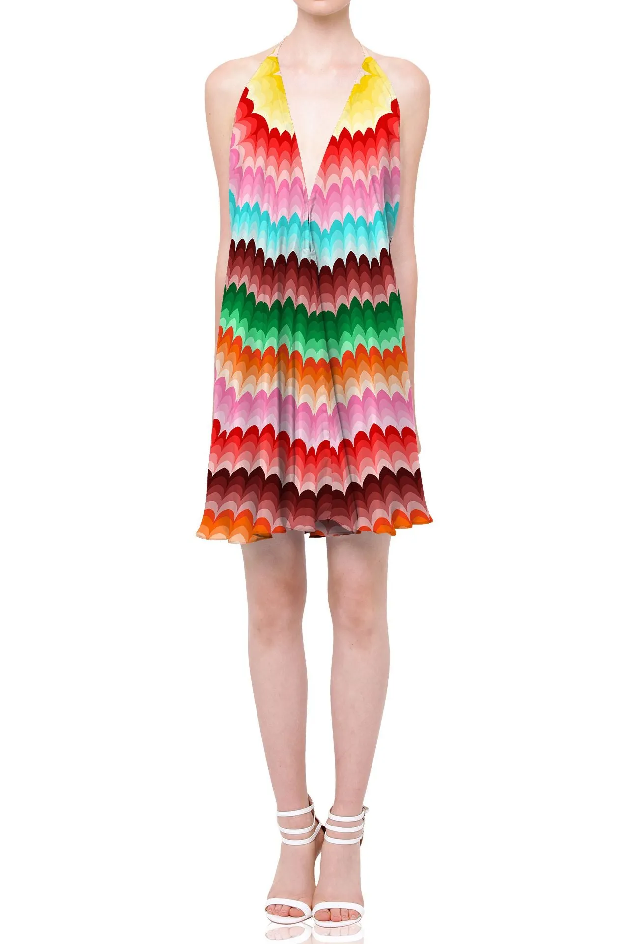 Multi Colored Evening Dress