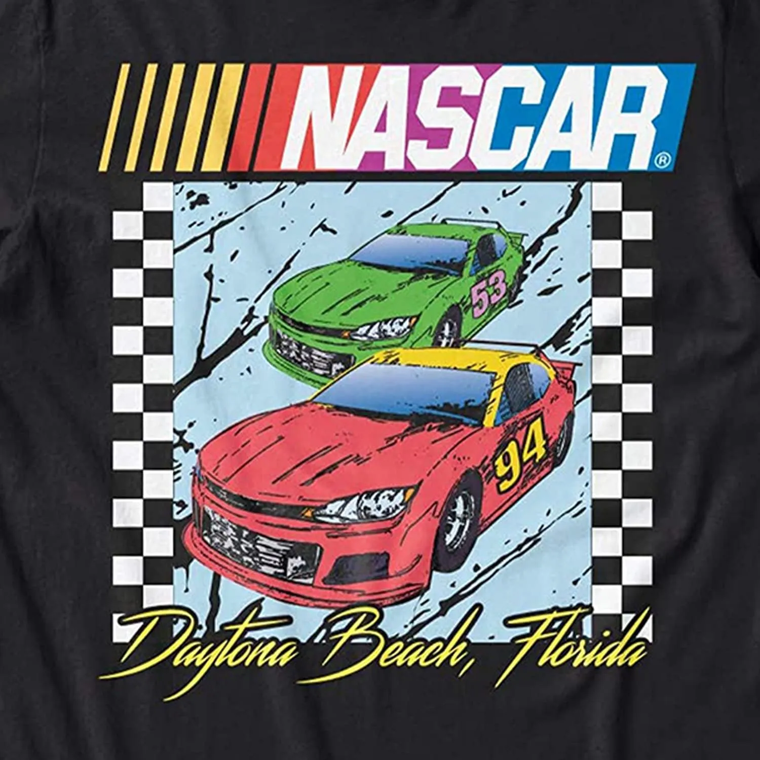 NASCAR Vintage Daytona 500 Shirt - Vintage Race Car Racing Mens Graphic T-Shirt