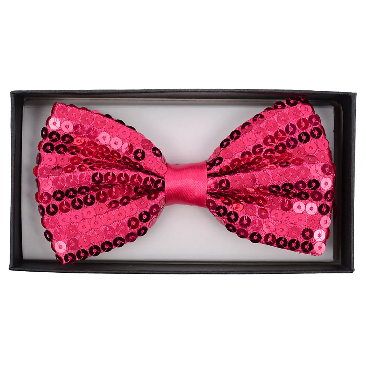 New Adult Sequin Bow Ties - 5 Colors