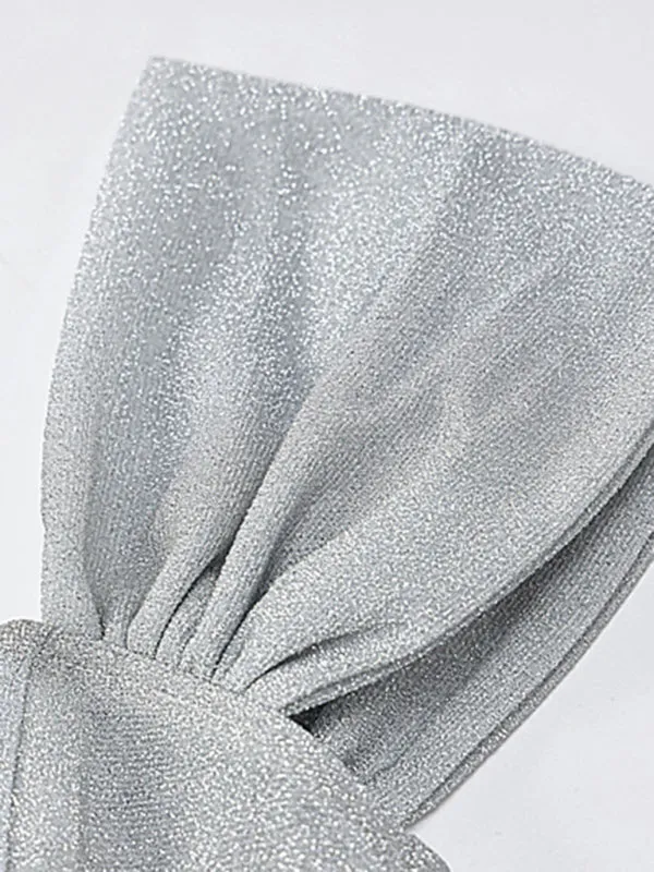 New style dress skirt, hip-covering one-shoulder slimming solid color dress