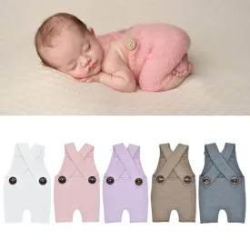 Newborn Infant Baby Knit Photography Rompers Clothes Photo Studio Costume Props