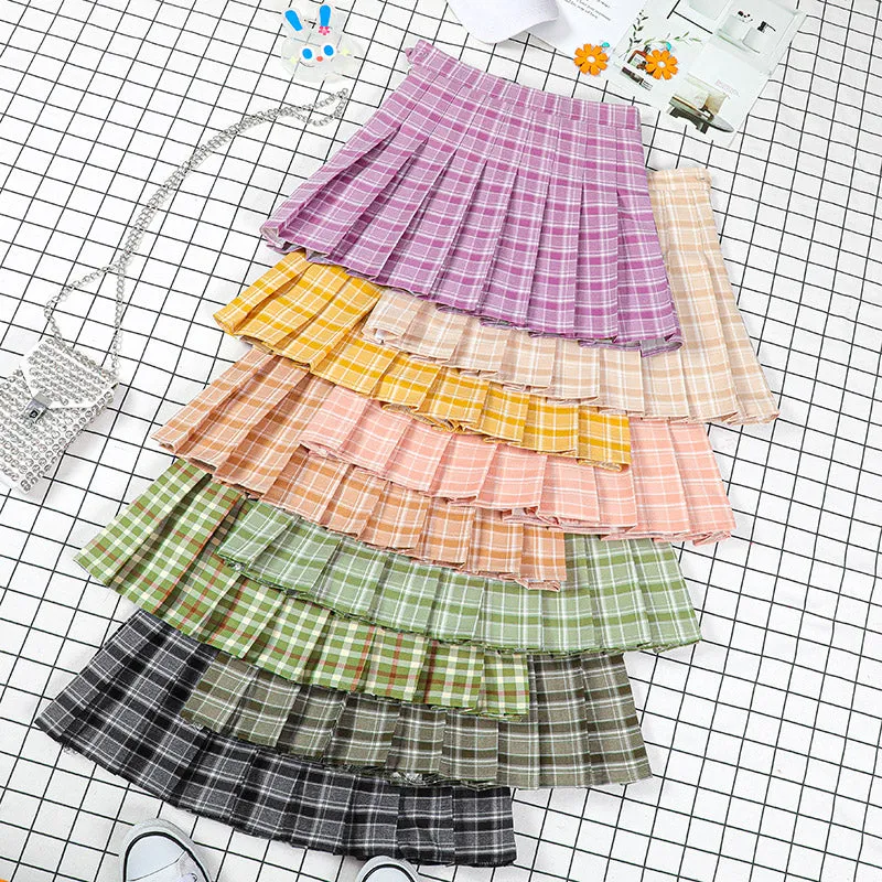 Pastel high waist skirt KF6503