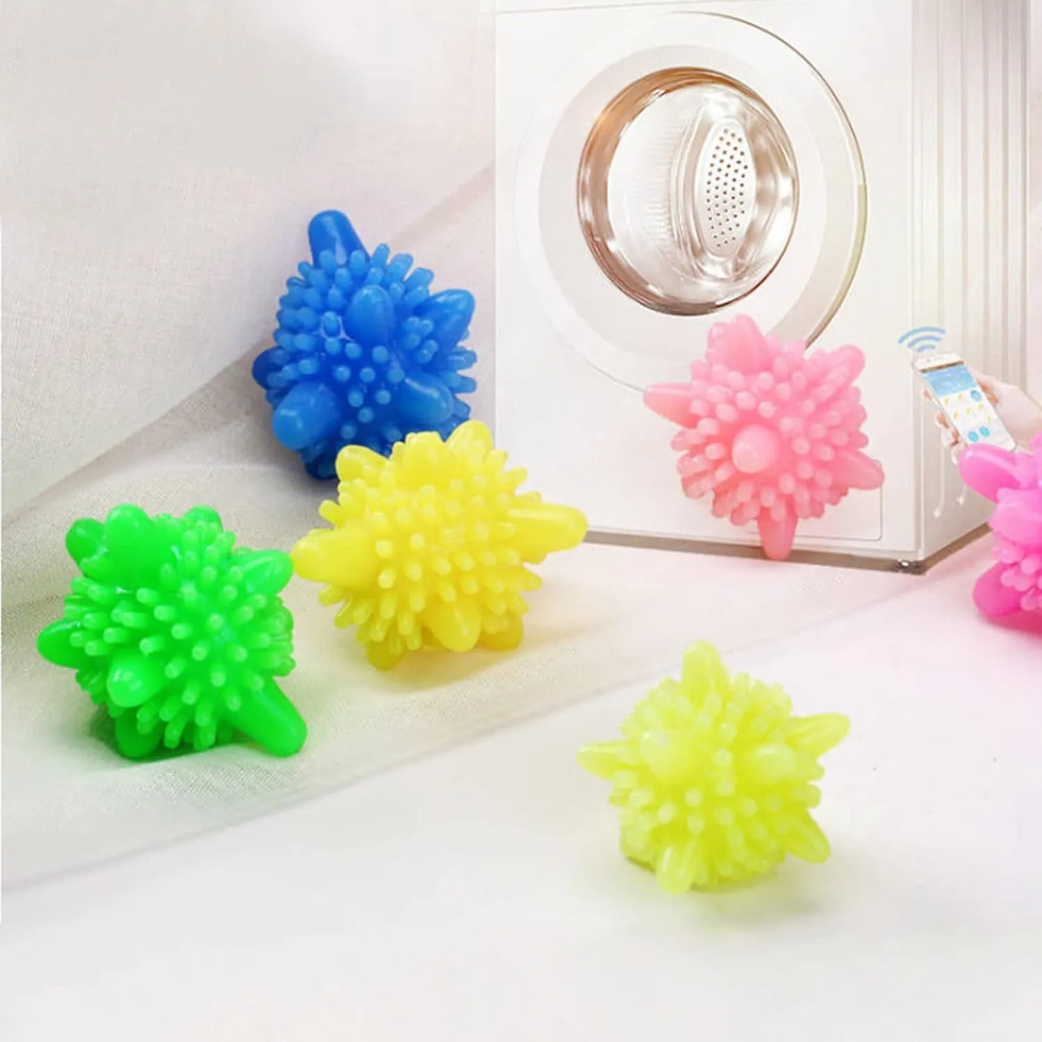 Pet Hair Remover for Laundry, 9PCS Non-Toxic Lint Remover Washing Balls Reusable Dryer Balls Pet Hair Dryer Ball Lint Remover for Laundry Pet Fur Remover for Laundry Bedding Clothes