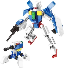 STEM Robot Building Toy Kit, 158PCS Mech Model, 2-in-1 Transforming Block Set for Teenagers, Adults