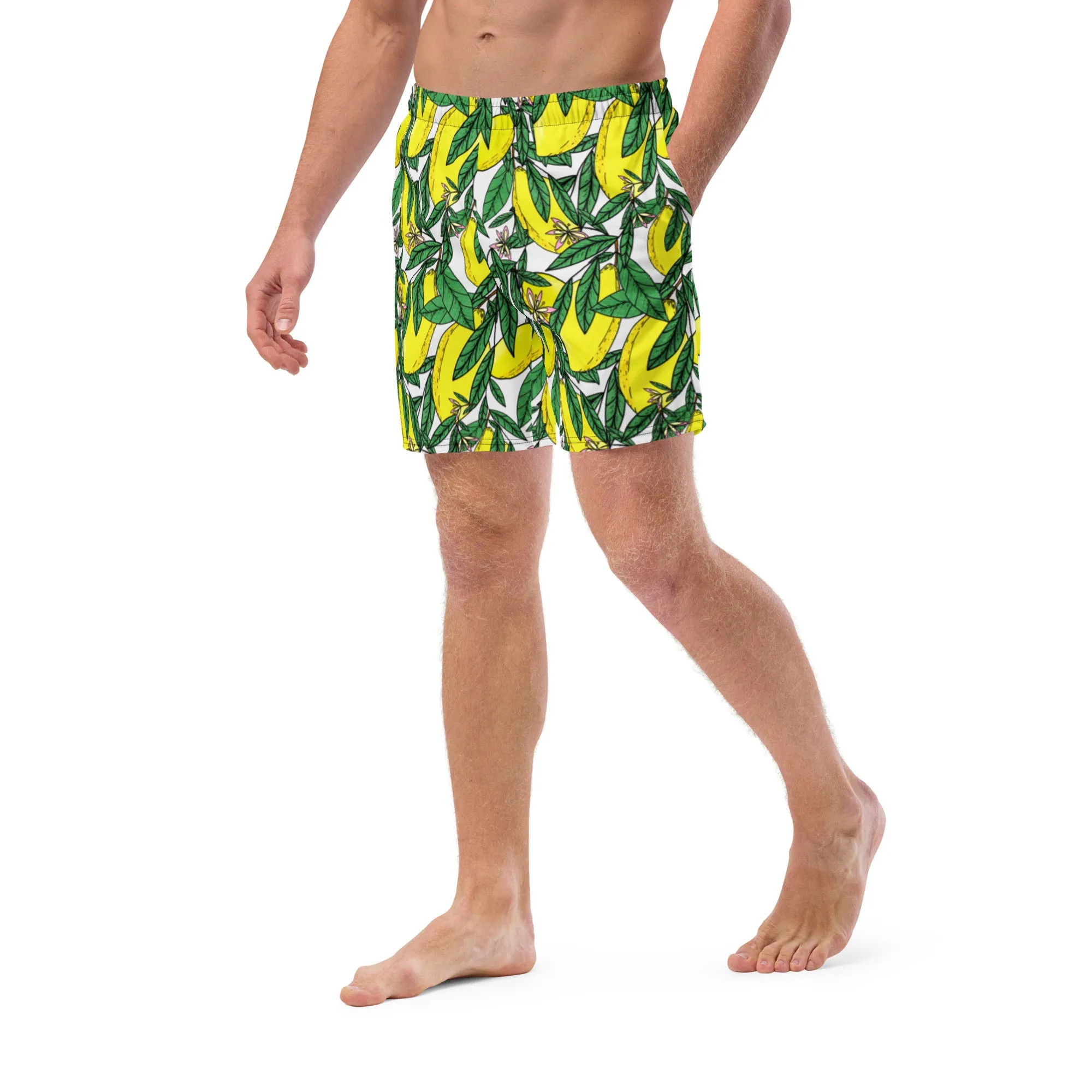 Summer Lemons Men's swim trunks