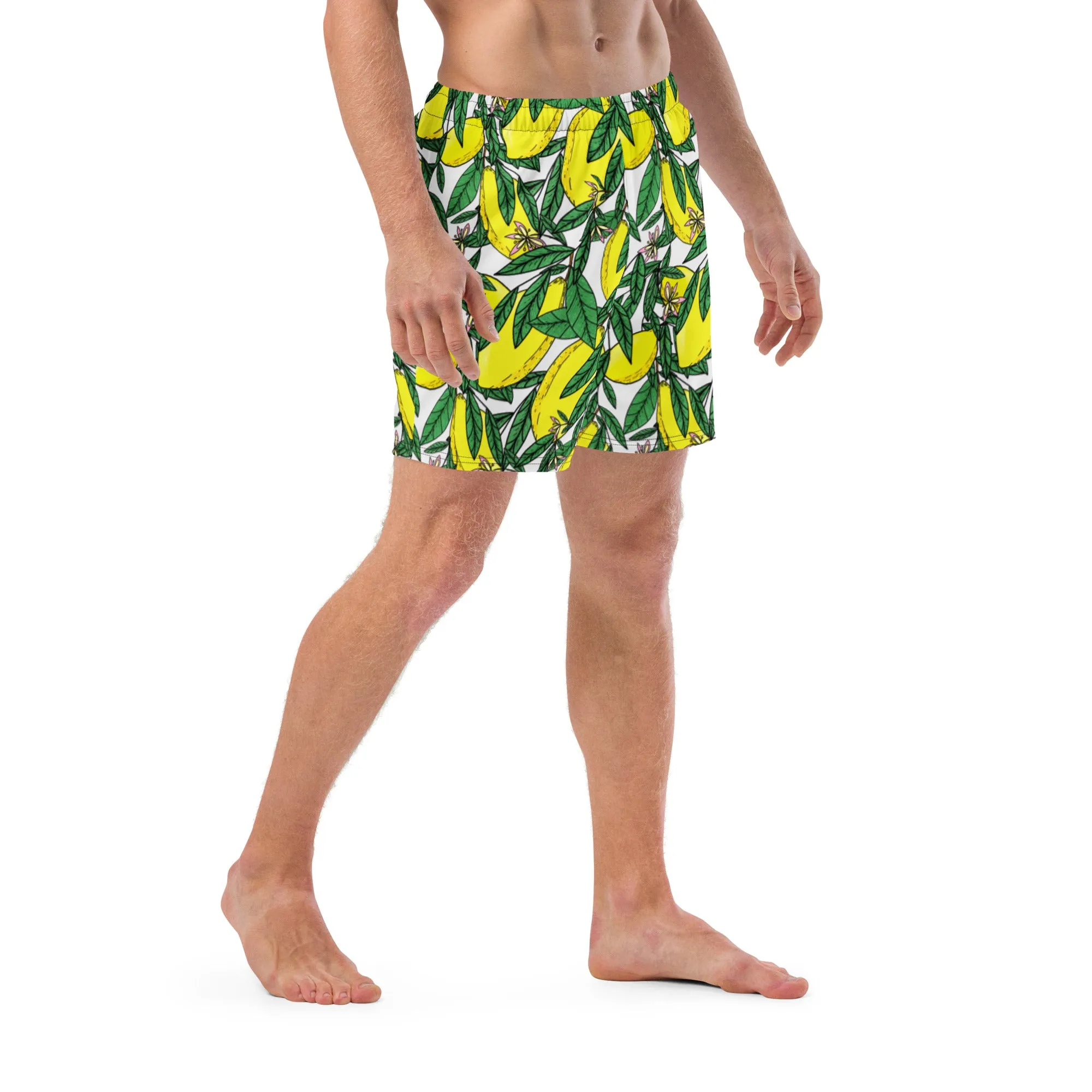 Summer Lemons Men's swim trunks