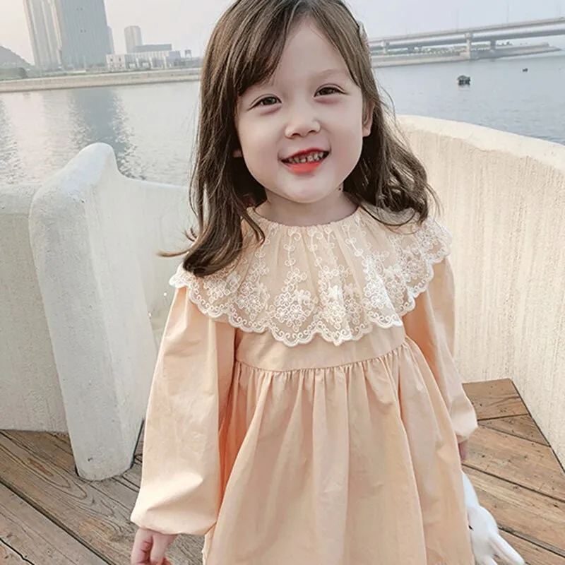 Toddler Girl Autumn Long Sleeve Girl Princess Dress - BTGD8461
