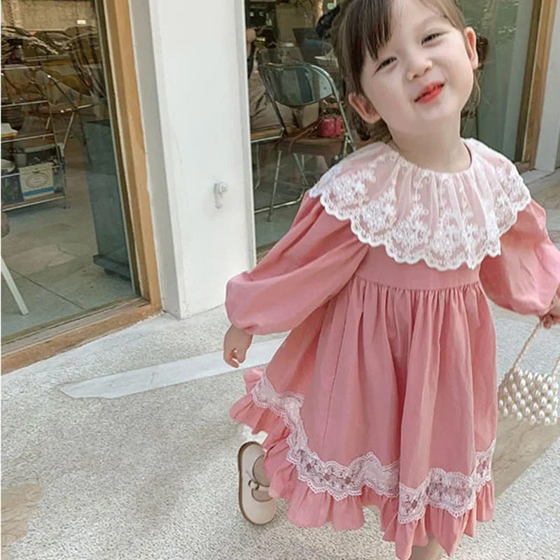 Toddler Girl Autumn Long Sleeve Girl Princess Dress - BTGD8461