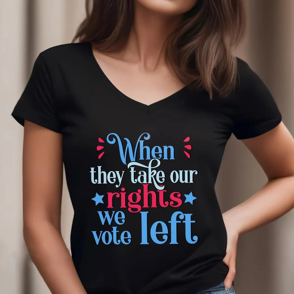 Women's V-neck T-shirt TSVB576