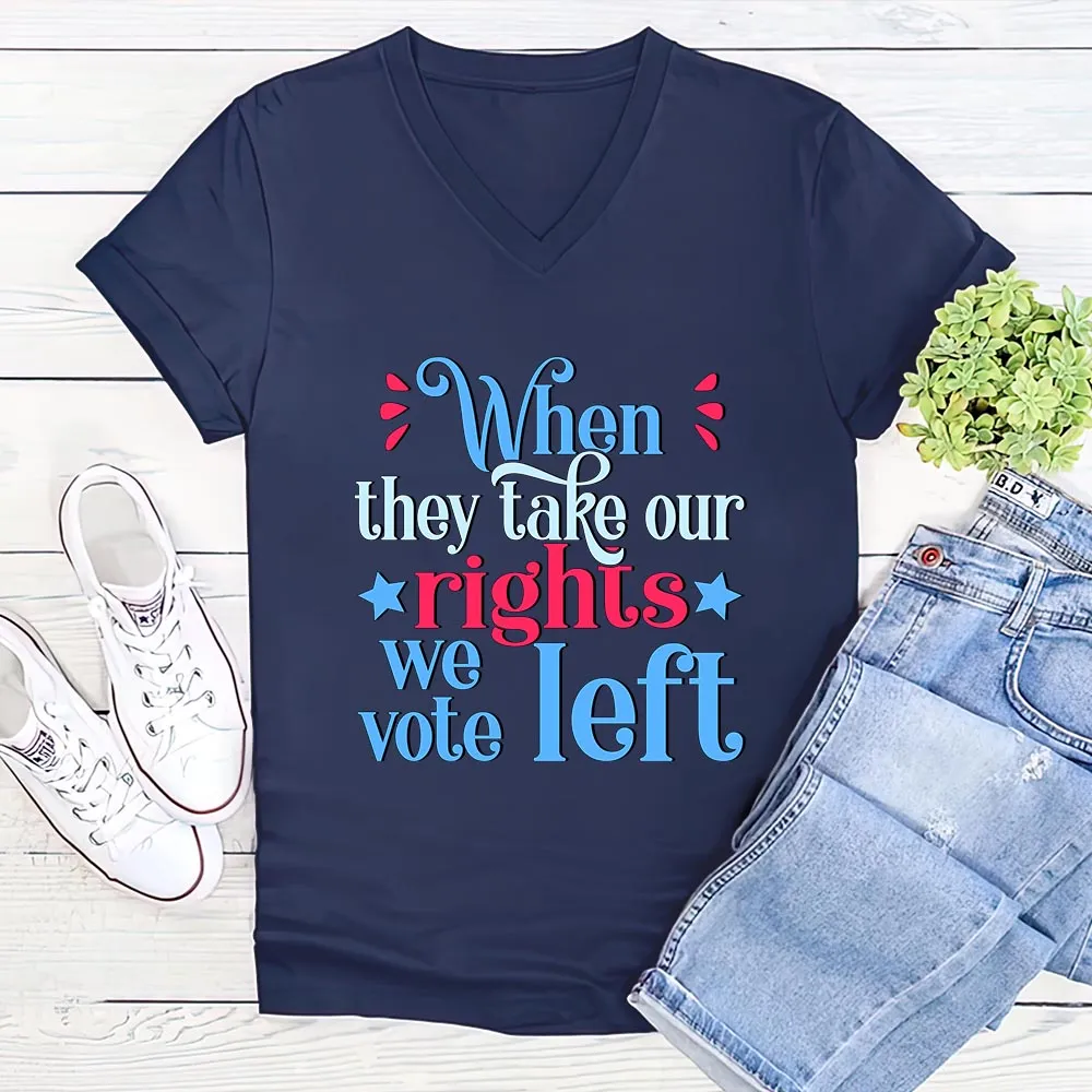 Women's V-neck T-shirt TSVB576