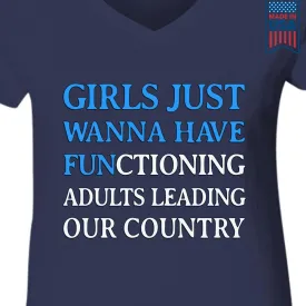 Women's V-neck T-shirt TSVB690