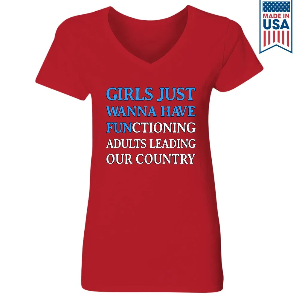 Women's V-neck T-shirt TSVB690