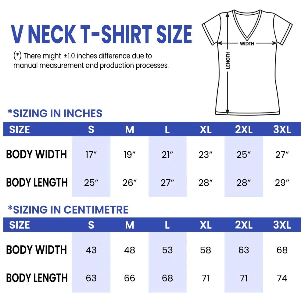Women's V-neck T-shirt TSVB690