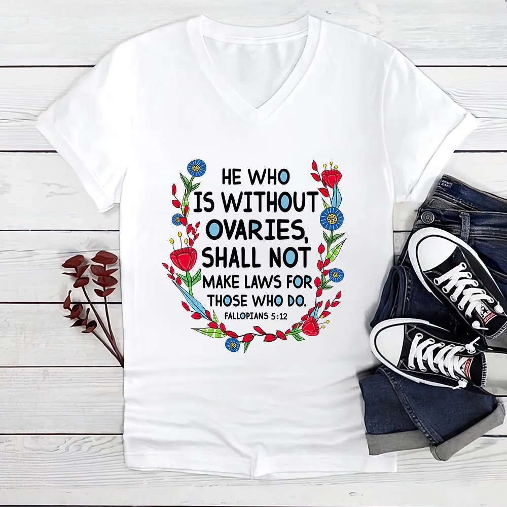 Women's V-neck T-shirt TSVW579