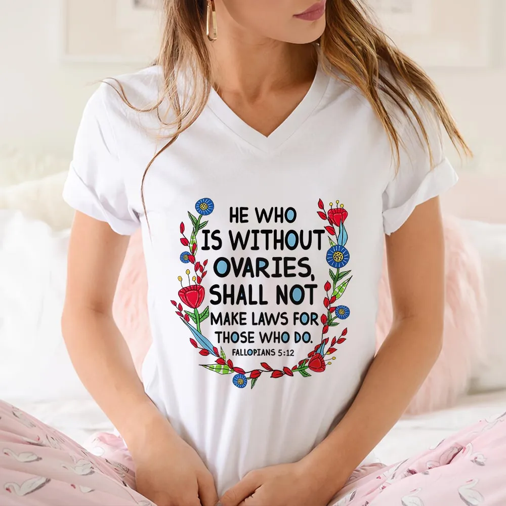 Women's V-neck T-shirt TSVW579