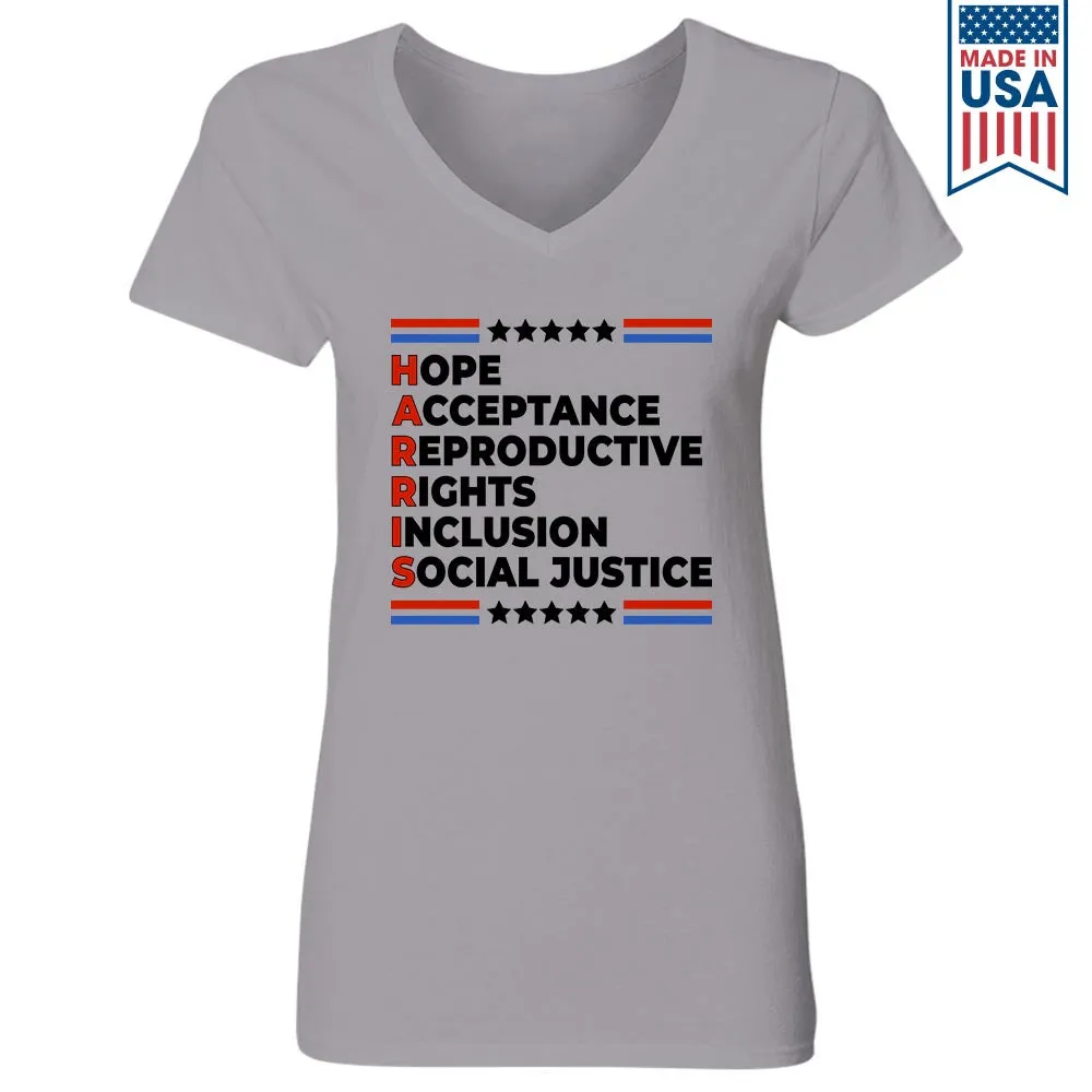 Women's V-neck T-shirt TSVW687
